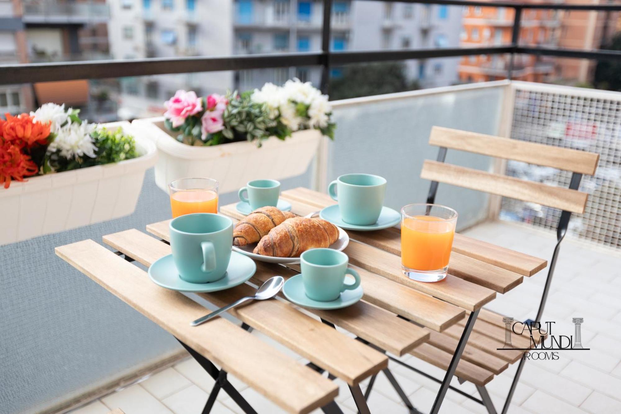 Caput Mundi Rooms - 100Mt To Metro A, Terrace, A-C, 15 Min To Center Roma Exterior foto